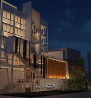 Add your one line caption using the Image tab of the Web Properties dialog